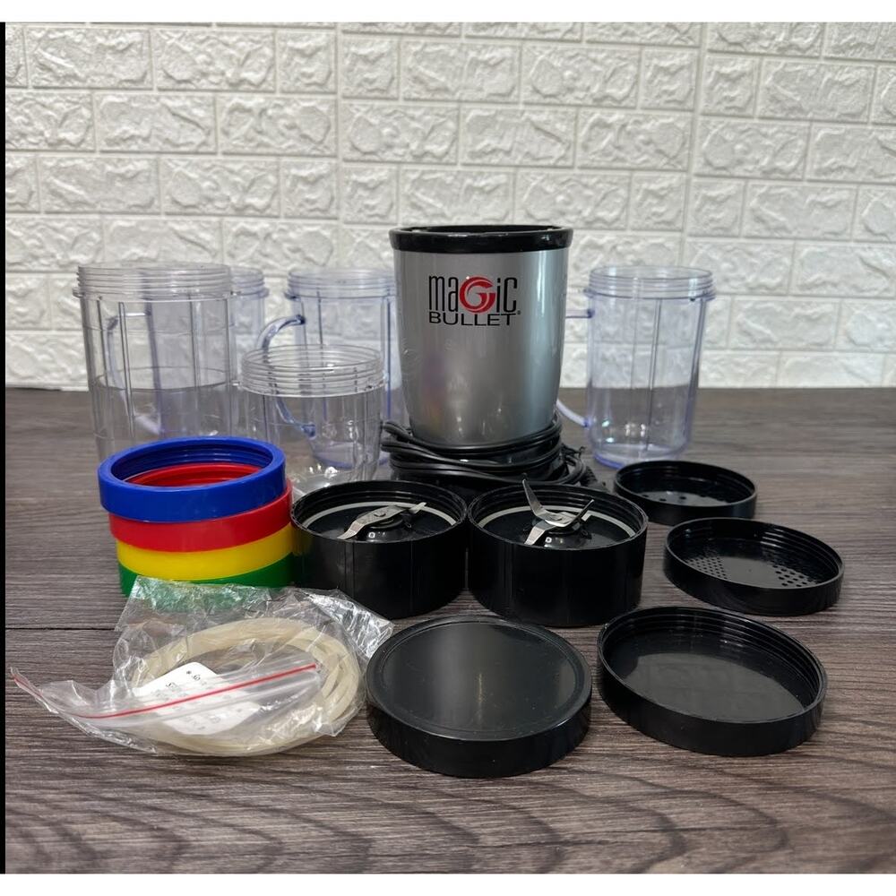 Magic Bullet Blender MBR-1701 17-Piece Express Mixing Set Cups Blades Accessory